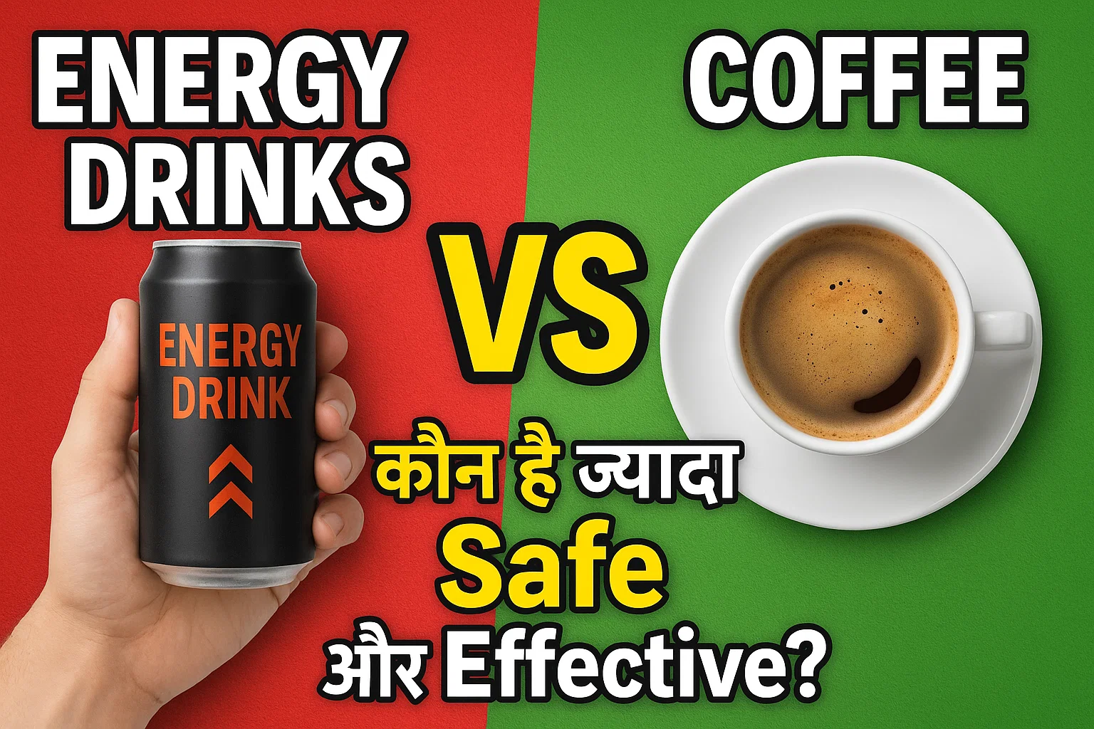 Energy Drinks vs Coffee: कौन है ज्यादा Safe और Effective? 1 hindihotline 4